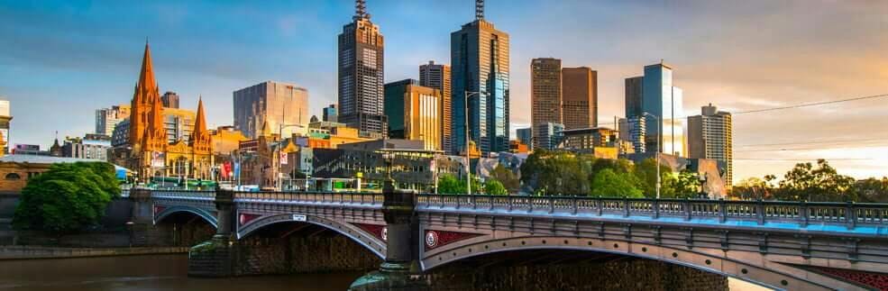 Beautiful Melbourne city